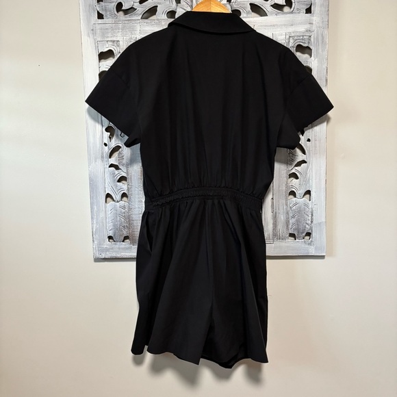 Anthropologie Maeve Black Short-Sleeve Tailored Blazer Romper NWT - Picture 6 of 11